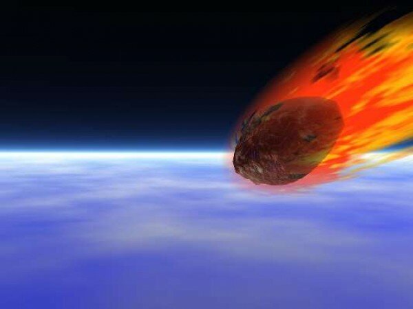 падение астероида на Землю