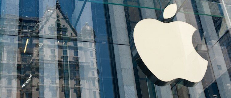 NEW YORK CITY - JUNE 23: Apple Store logo on June 23, 2012 in New York City. As of June 2012, Apple has 363 stores worldwide, with global sales of US$16 billion in merchandise in 2011.