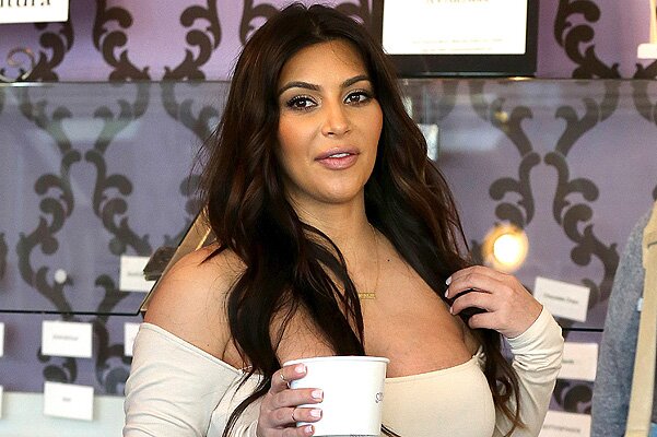 Kim Kardashian gets a Craving for Frozen Yogurt